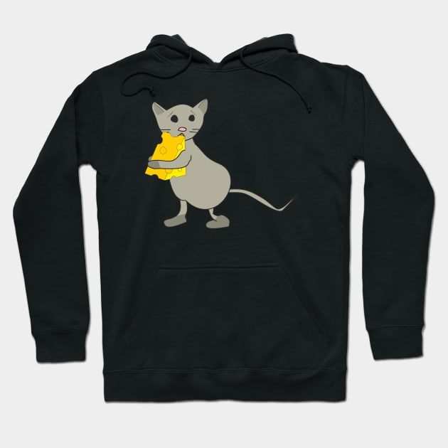 Funny mouse Hoodie by Alekvik